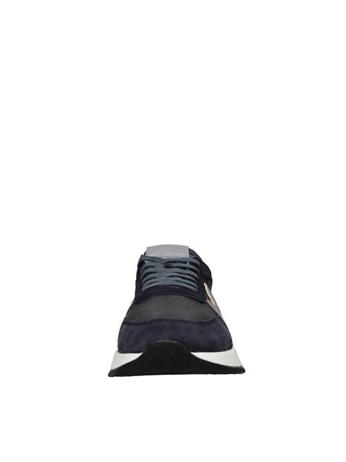 Sneakers in pelle e camoscio PHILIPPE MODEL | TYLU WX07BLU-GRIGIO-GIALLO